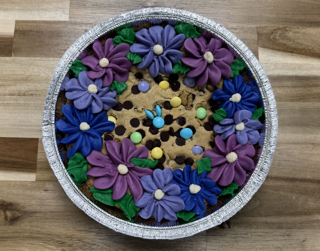 Gluten Free Flowers Cookie Cake